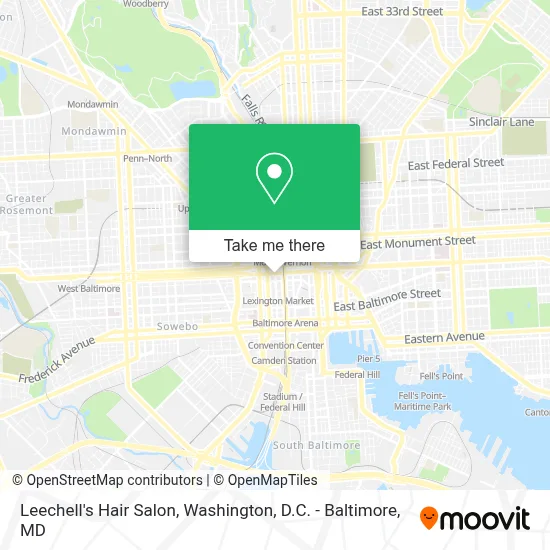 Leechell's Hair Salon map