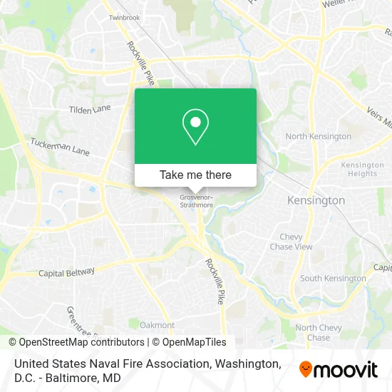 United States Naval Fire Association map