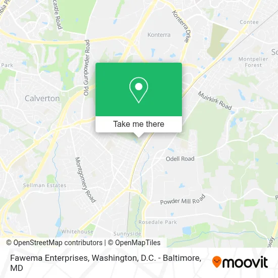Fawema Enterprises map