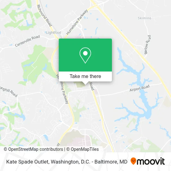 Kate Spade Outlet map