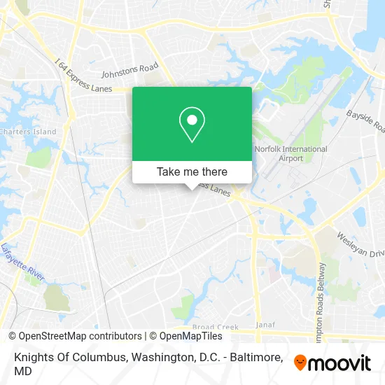 Knights Of Columbus map