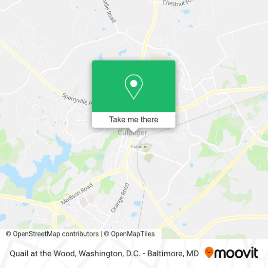 Quail at the Wood map