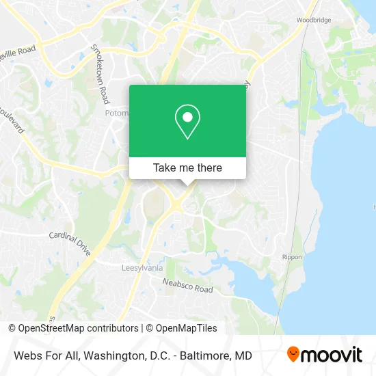 Webs For All map