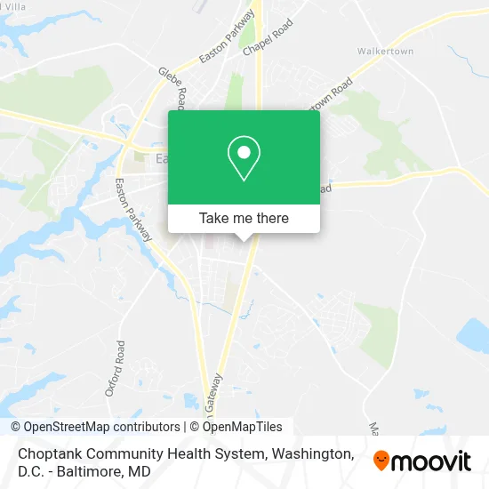 Choptank Community Health System map