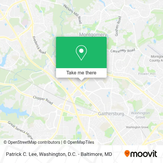 Patrick C. Lee map