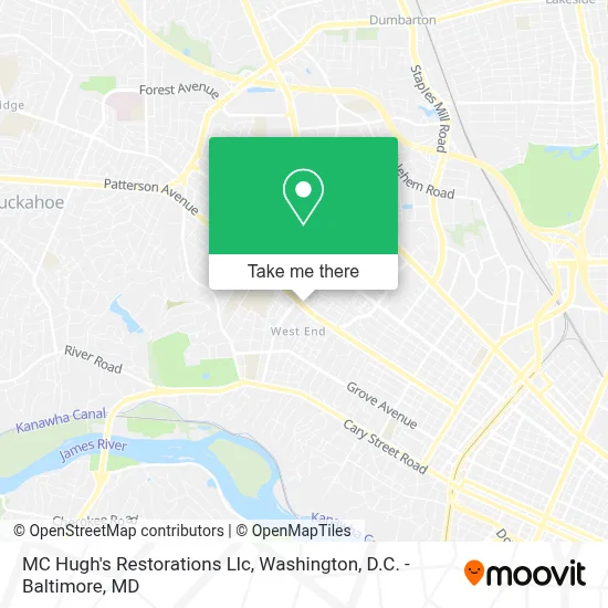 MC Hugh's Restorations Llc map