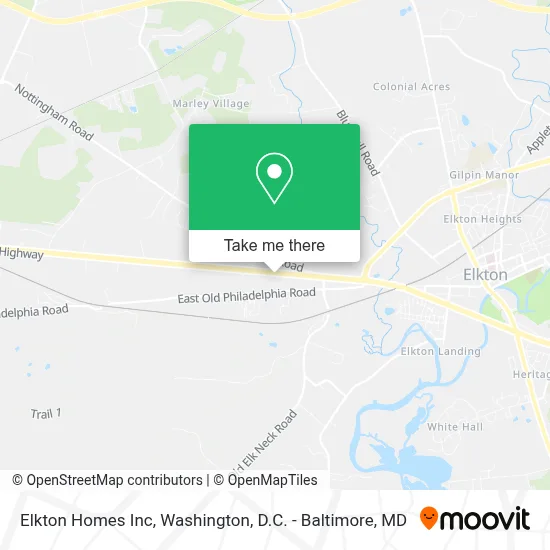 Elkton Homes Inc map