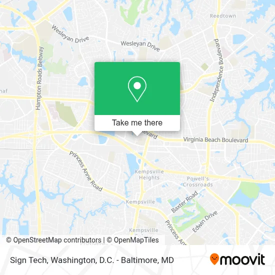 Sign Tech map