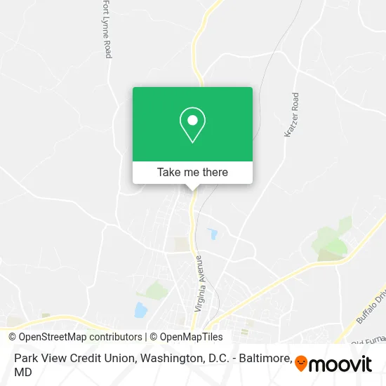 Park View Credit Union map