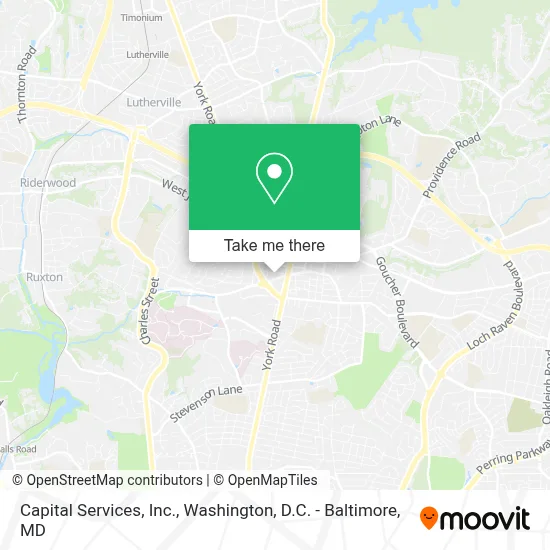 Capital Services, Inc. map