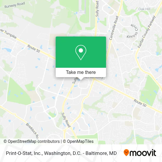 Print-O-Stat, Inc. map