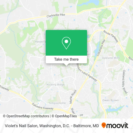 Violet's Nail Salon map