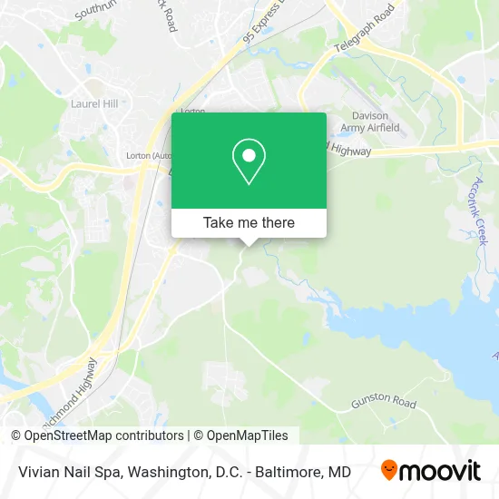 Vivian Nail Spa map