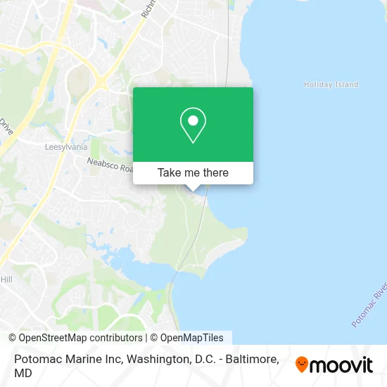 Potomac Marine Inc map