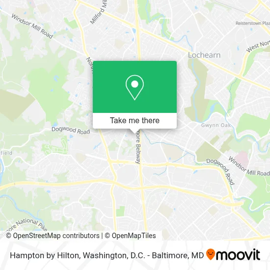 Hampton by Hilton map