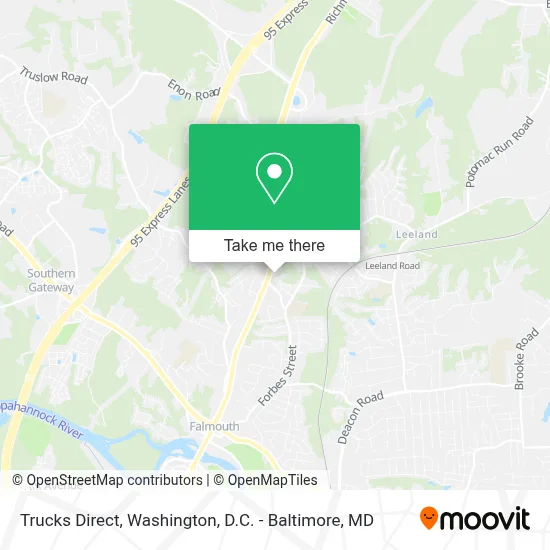 Trucks Direct map
