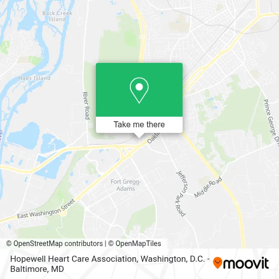 Hopewell Heart Care Association map