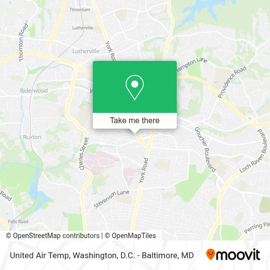 United Air Temp map