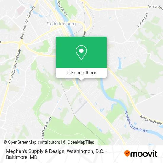 Meghan's Supply & Design map