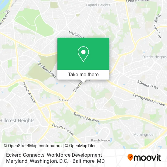 Eckerd Connects' Workforce Development - Maryland map