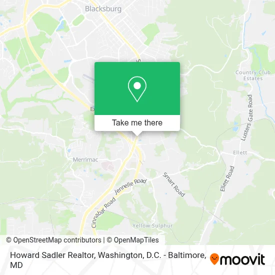 Howard Sadler Realtor map