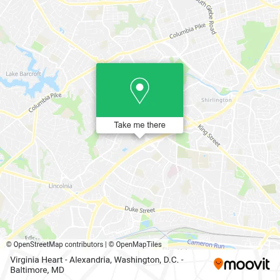 Virginia Heart - Alexandria map