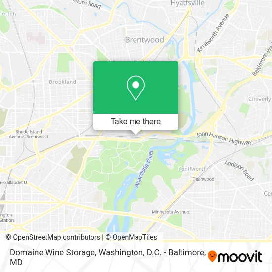 Domaine Wine Storage map