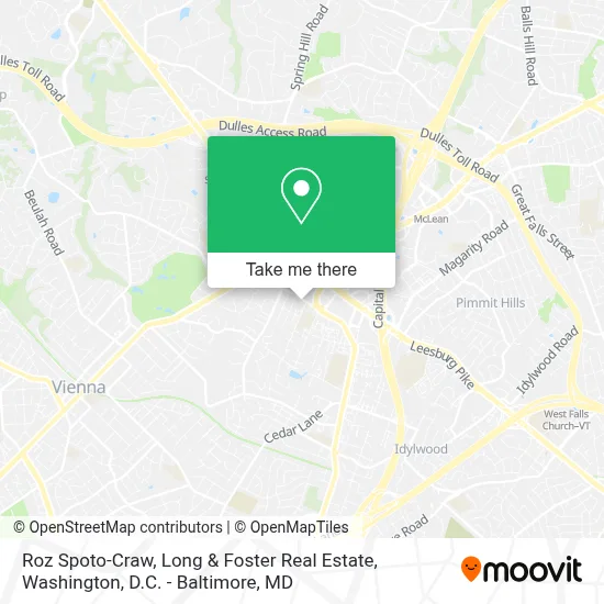Roz Spoto-Craw, Long & Foster Real Estate map