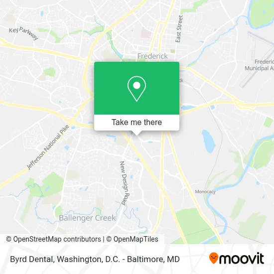 Byrd Dental map