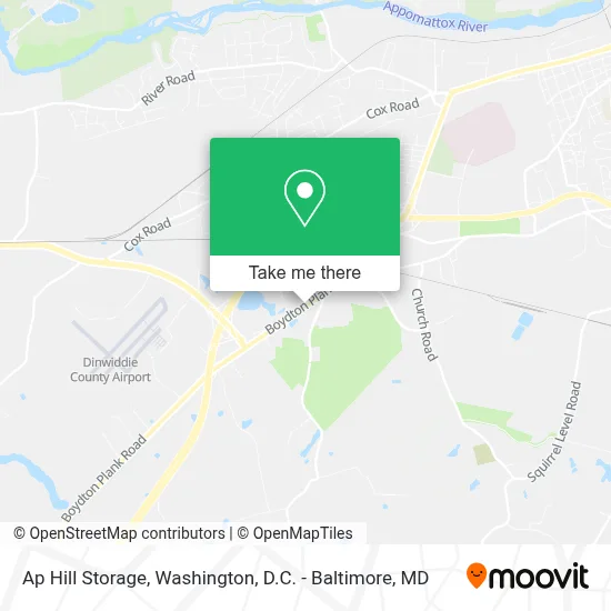 Ap Hill Storage map
