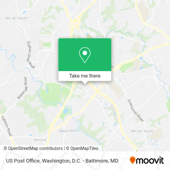 Us Post Office map