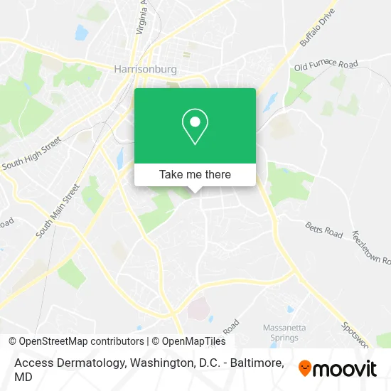Access Dermatology map