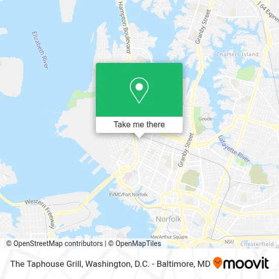 The Taphouse Grill map
