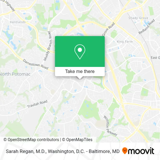 Sarah Regan, M.D. map