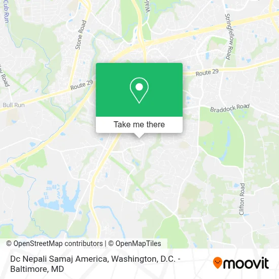 Dc Nepali Samaj America map