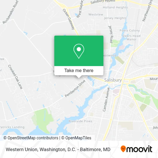 Western Union map