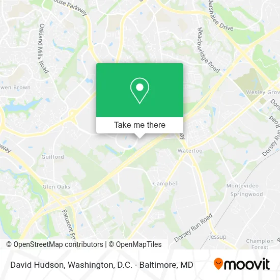 David Hudson map