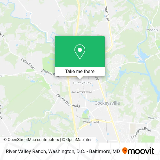 River Valley Ranch map