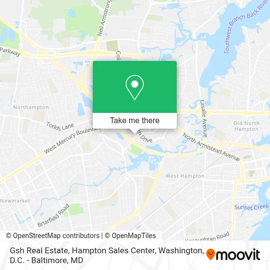 Gsh Real Estate, Hampton Sales Center map