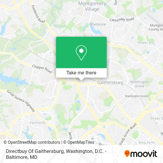 Directbuy Of Gaithersburg map