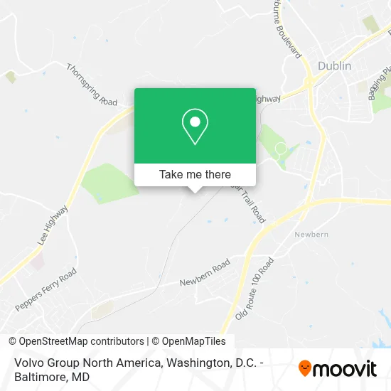 Volvo Group North America map