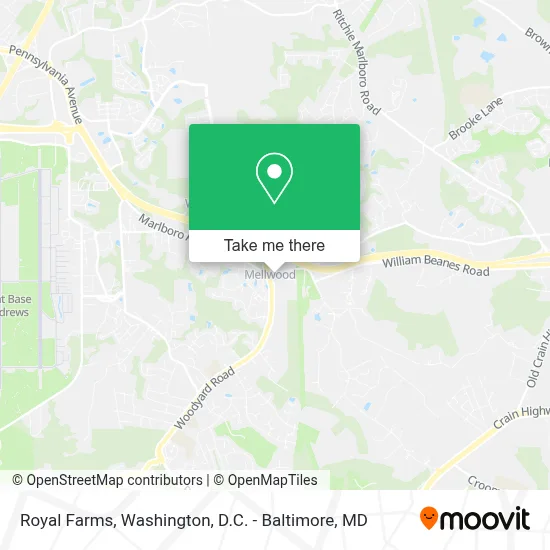 Royal Farms map