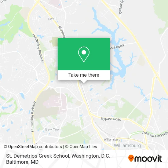 St. Demetrios Greek School map