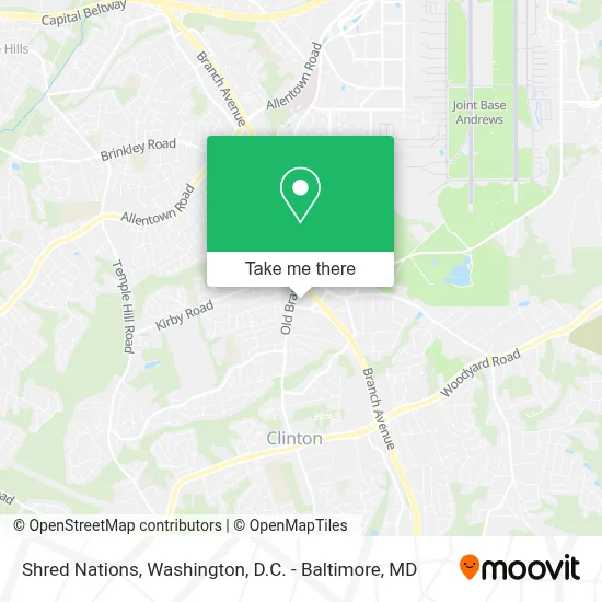 Shred Nations map