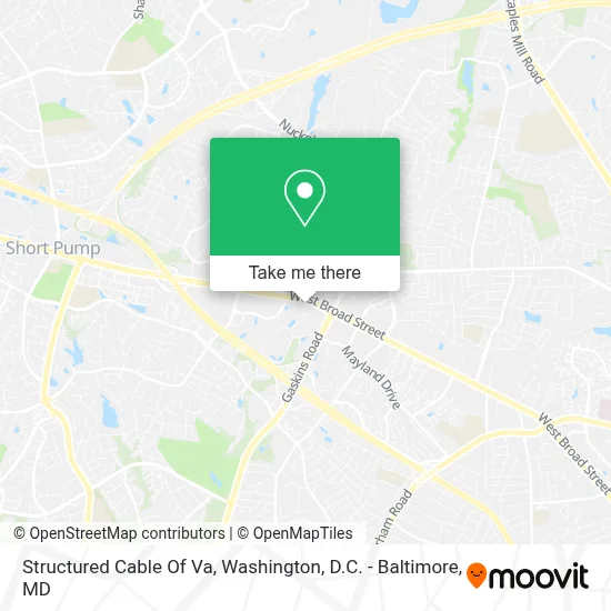 Structured Cable Of Va map