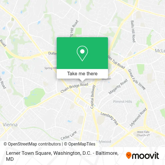 Lerner Town Square map