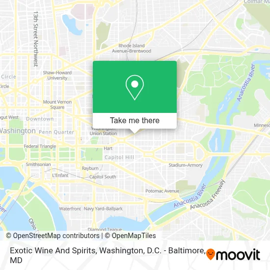 Exotic Wine And Spirits map