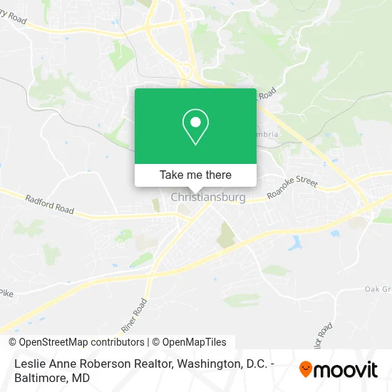 Leslie Anne Roberson Realtor map