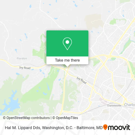 Hal M. Lippard Dds map