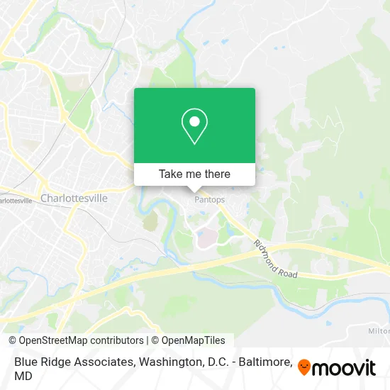 Blue Ridge Associates map